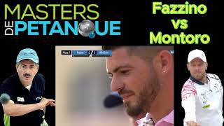 Master de pétanque  Fazzino vs Montoro [upl. by Ahsenad]