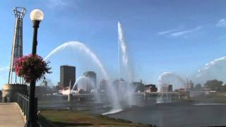 Fountains in Dayton Ohio [upl. by Krischer]