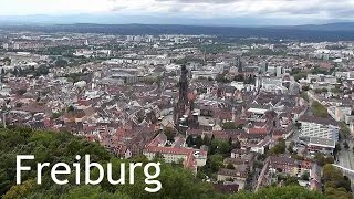 GERMANY Freiburg city amp Schlossberg observation tower [upl. by Hera756]