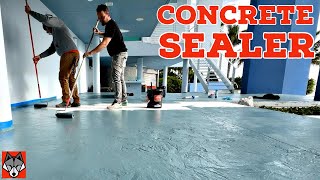 Day 3  Add Color While Protecting Your Concrete  Tinted Concrete Sealer [upl. by Ainotahs]