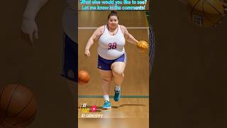 A plussize girls journey to confidence through playing basketballbasketball girl ai [upl. by Htnamas]