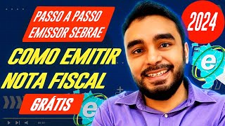 Como Emitir Nota Fiscal no NOVO Emissor Gratuito do SEBRAE  MEI e Simples PASSO A PASSO 2024 [upl. by Atteugram]