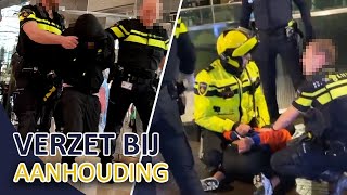 Politie  Achtervolging te voet  Aanhouding met verzet  Diefstal  Overlast  Utrecht Centrum [upl. by Vatsug622]