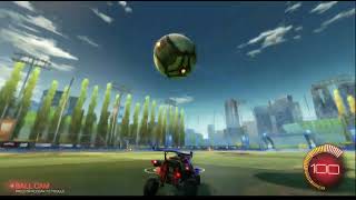 In training rocket league  weirdest flip reset ever [upl. by Nodnarg800]