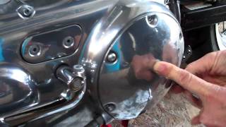 Delboys Garage Harley Sportster Clutch Adjustment [upl. by Oramlub]