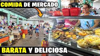 🤑Comida BARATA y DELICIOSA🤤 en el Mercado de USULUTAN EL SALVADOR 🇸🇻 [upl. by Ycinuq]