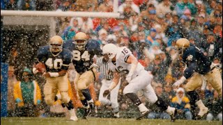 FULL GAME  The Snow Bowl Notre Dame Football vs Penn State 1992 [upl. by Lehctim826]