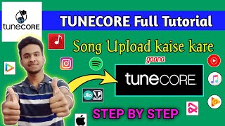 Tunecore Tutorial  Tunecore Music Distribution Hindi  Tunecore Music Upload [upl. by Ellehcram549]