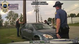 Pursuit Ends w TVI amp Taser Deployment in Blytheville Arkansas State Police Troop C [upl. by Anuahc2]