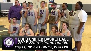 Unified Basketball St Championship  BUHS vs CVU 51117 [upl. by Ramos]