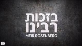 MEIR Rosenberg  Ma Shehaya OFFICIAL AUDIO בזכות רבינו  מה שהיה [upl. by Isaacson26]