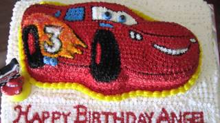 Gita Make  Lightning McQueen Cake Using the Wilton Cake Pan [upl. by Ertnod]