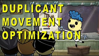 Duplicant Movement Optimization Timed and Tested  Oxygen Not Included [upl. by Neelloc]