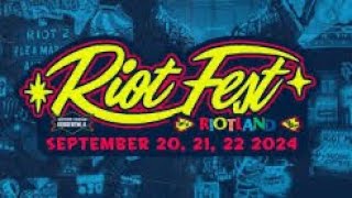 CONCERT REVIEW SERIES Riot Fest 2024 In Chicago  🔥 [upl. by Enak]