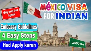 MEXICO VISA FOR INDIAN PASSPORT HOLDERS  LATEST UPDATE 2021  How to apply [upl. by Akem447]