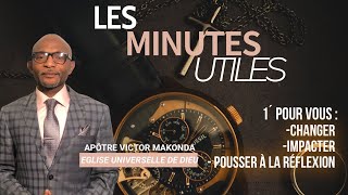 LES MINUTES UTILESLE MATÉRIALISME ET LE CHRISTIANISMEAPÔTRE VICTOR MAKONDA [upl. by Rape683]