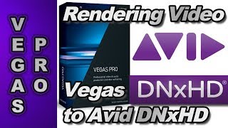 How to export Avid DNxHD video with Vegas Pro and Vegas Movie Studio Platinum [upl. by Ainotal262]