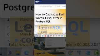 SQL Tip  Capitalize First Letter of Each Word sqltips [upl. by Ernst]