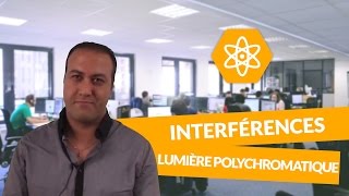 Les interférences  lumière polychromatique  PhysiqueChimie  Terminale S  digiSchool [upl. by Cordy561]