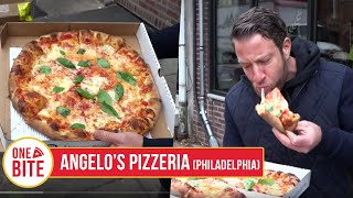 Barstool Pizza Review  Angelo’s Pizzeria Philadelphia [upl. by Ytinav]