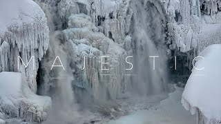 Majestic Tännforsen in Sweden  4K [upl. by Eirruc627]