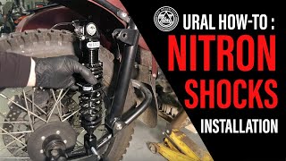 URAL HowTo  NITRON Shock Installation [upl. by Acisset]