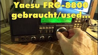 Yaesu FRG8800 Kurzwellenempfänger gebrauchtused Ob er gehtwill it work [upl. by Carita]