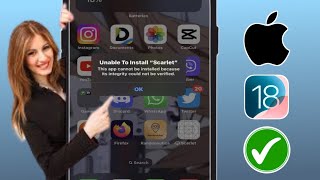 iOS 18 How to FIX Unable To Install quotScarletquot on iPhone  iPad [upl. by Llebana]