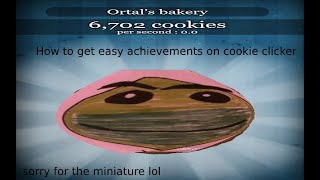 Easy Achievements Cookie Clicker Tutorial [upl. by Aleil]