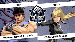 Collision 2024  Ikan Ryu VS Marss Zero Suit Samus  Ultimate Singles Pools  Winners Round 1 [upl. by Acul]