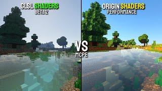 GLSL SHADERS x ORIGIN SHADERS PERFORMANCE  MCPE 12050 [upl. by Lleunamme]