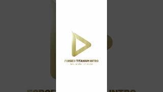 3D Logo Animation  Titanium Intro Template [upl. by Stutman]