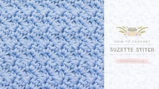 How To Crochet The Suzette Stitch  Easy Tutorial by Hopeful Honey [upl. by Airotciv325]