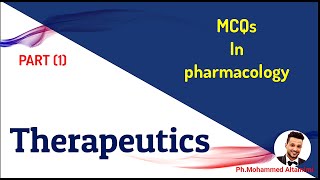 Therapeutic mcqs in pharmacology part1 [upl. by Bomke]