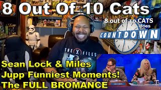 Sean Lock amp Miles Jupp Funniest Moments The FULL BROMANCE 8 Out of 10 Cats Does Countdown Reaction [upl. by Placidia704]