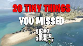 20 Tiny Details You Never Noticed in GTA 5 [upl. by Anitsugua]