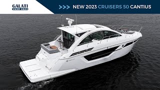 For Sale  NEW 2023 Cruisers Yachts 50 Cantius [upl. by Nnahoj]