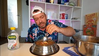 Linsensuppe mit Knacker selber gemacht REZEPT [upl. by Atilamrac]