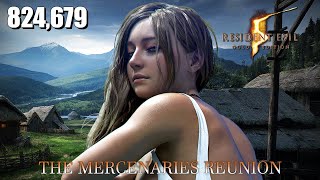 Resident Evil 5 Mercenaries REUNION Village Night 824k Mia Winters RE7 PC 1080p [upl. by Enylorac]