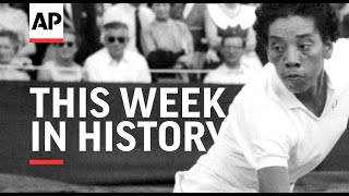 Althea Gibson Royal Visit  This Week In History  6 Jul 20 [upl. by Plante]