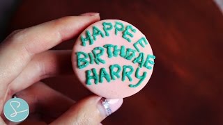 quotHARRY POTTER BIRTHDAY CAKEquot MACARON  Sumopocky [upl. by Ahsurej]