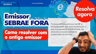 ERRO no Emissor de Nota Fiscal NFE Antigo do SEBRAE não Abre  O que Fazer [upl. by Gilder73]