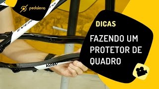 Como fazer um protetor de quadro contra pancadas da corrente PEDALERIA [upl. by Pammie]