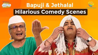 Bapuji amp Jethalal Hilarious Moments I Comedy Scenes  Taarak Mehta Ka Ooltah Chashmah [upl. by Yvad]