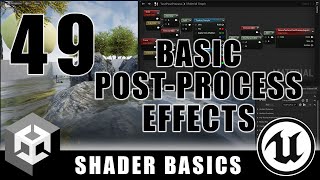 Basic PostProcessing Effects  Shader Graph Basics  Episode 49 [upl. by Janik868]