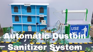 Automatic Dustbin Sanitizer System  Best Project IR Based Inspired Award Project [upl. by Goeger264]