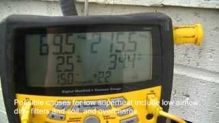 HVAC Service Overcharged Heat Pump Repair [upl. by Pendleton]