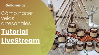 Como hacer velas aromáticas con cera de soja  Velas Aromaticas Artesanales [upl. by Anej]