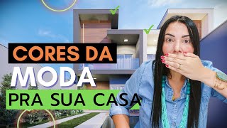 CASA DE LUXO A cor certa pra pintar a sua casa Cores que não saem da Moda casa moderna e luxuosa [upl. by Esorylime]