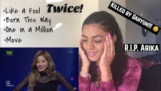 REACTING TO TWICE Move Born This Way amp More [upl. by Oicnanev]